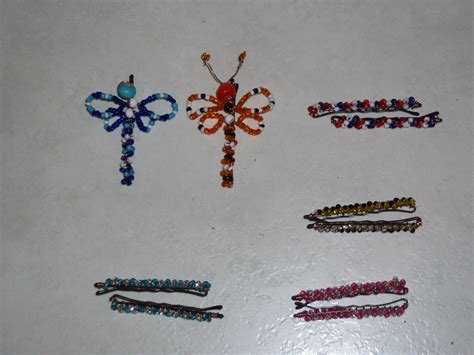 9 More Beaded Bobby Pins Bead Hair Accessories Beaded Crafts