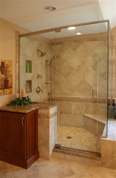 The bathroom is one of the best places to get inventive with color. An Earthtone Master Bath and Closet in Lakewood