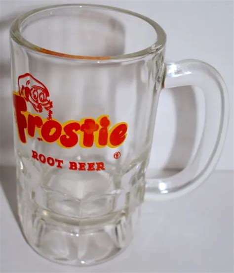 Vintage Frostie Root Beer Mug Hazel Atlas Glass Heavy Oz Frees H
