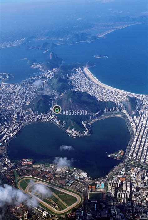 Vista Aerea Do Rio De Janeiro Lagoa Rodrigo De Freitas Argosfoto