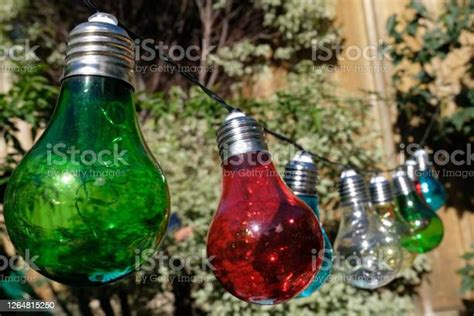 Colorful Light Bulbs Stock Photo Download Image Now Ampoule Close