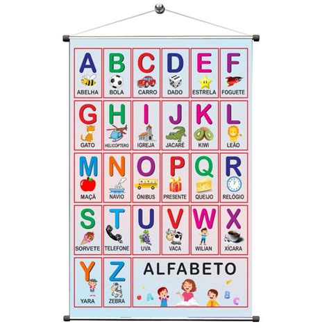 Banner Pedagógico Alfabeto Kreativeadesivos