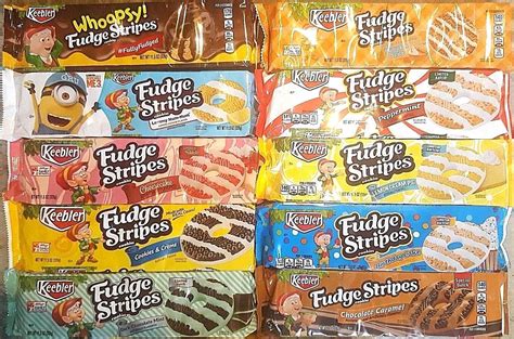 Keebler Fudge Stripes Variety Cookies Choose One Pack Ebay