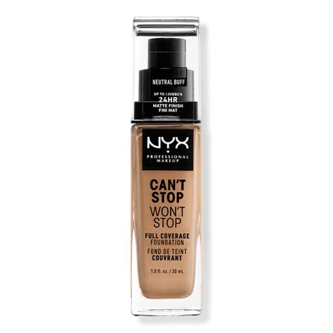Cant Stop Wont Stop 24hr Full Coverage Matte Foundation Nyx Professional Makeup Ulta Beauty