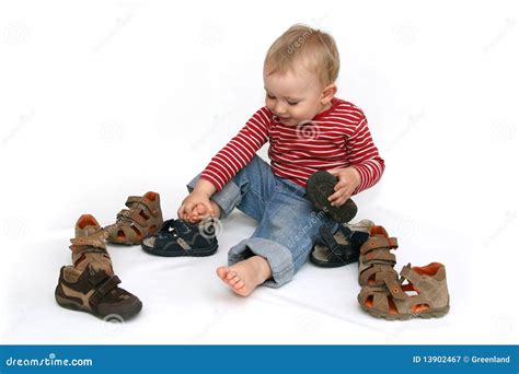 Baby And Shoes Royalty Free Stock Photography Image 13902467