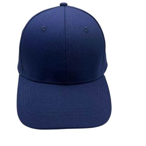 Navy Blue Ball Cap With Metal Buckle China 6 Panel Cap