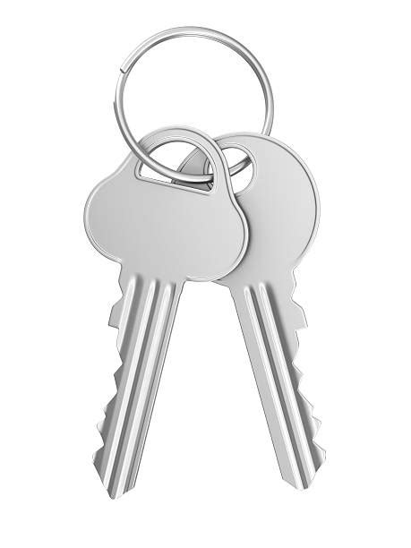 House Keys On White Stock Photos Pictures And Royalty Free Images Istock
