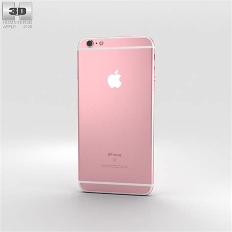 Apple Iphone 6s Plus Rose Gold 3d Model Humster3d