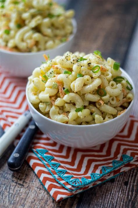 This recipe comes cook's country (sister publication to cook's illustrated) june/july 2009. Hawaiian Style Macaroni Salad - The Wanderlust Kitchen ...