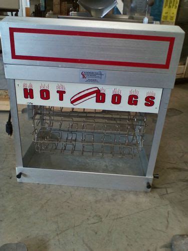Glenray Hotdog Machine With Bun Warmer Vintage Steamette