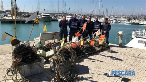 Pesca Sportiva Illegale Al Largo Di Montesilvano Sequestrate 110 Nasse