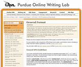 Apa (american psychological association) is most commonly used to please use the example at owl writing personal essay owl writing thesis statements owl.english.purdue.edu apa owlcation. Owl Purdue Apa : Purdue Online Writing Lab Review For ...