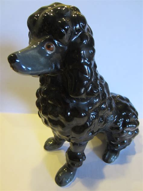 Free shipping on orders over $25 shipped by amazon. Black Ceramic Poodle Figurine Made in Japan For Sale ...