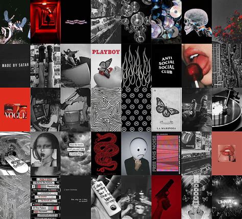 Grunge Wall Collage Kit Grunge Music Aesthetic Collage Hd Wallpaper