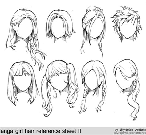 Hair Reference 1 By Disaya On Deviantart Manga Hair Female Anime