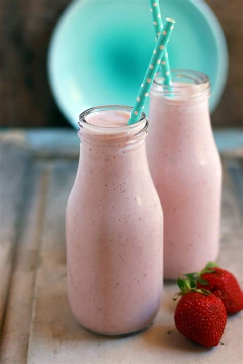 Strawberry Milkshake Recipe How To Make Strawberry Milkshake