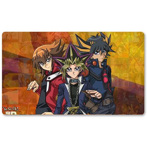 Many Yu Gi Oh 10th Anniversary Yu Gi Oh Playmat Board Game Mat Table Mat For Yugioh Mouse
