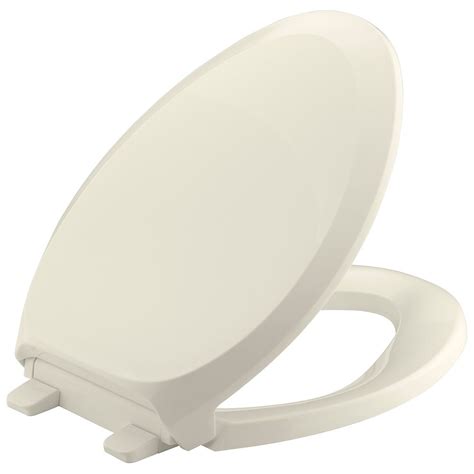 Kohler French Curve Quiet Close Elongated Toilet Seat In Almond The