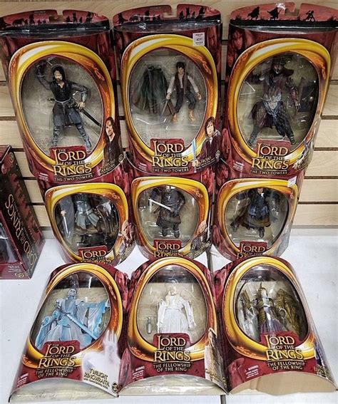 Lord Of The Rings ~ The Two Towers ~ 9pc Nib Action Figure Collection