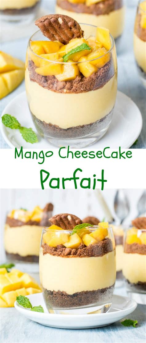 Mango Cheesecake Parfait Simple And Quick Layered