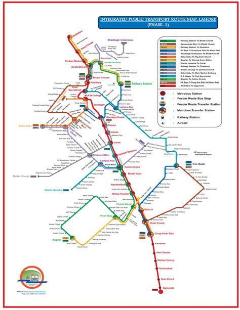 Metro Bus Routes Map