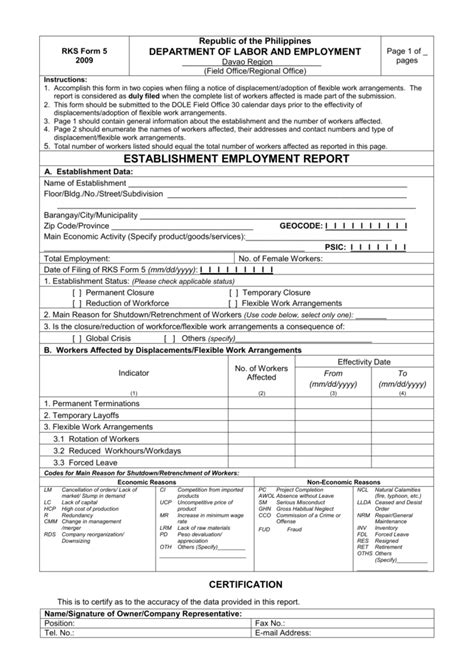 Mikhail ivankov head of the federal service for labour and employment. RKS-Form 5 - department of labor and employment