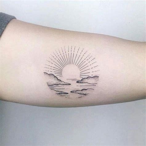 Cute Sun Tattoos Ideas For Men And Women Sun Tattoos Sunset