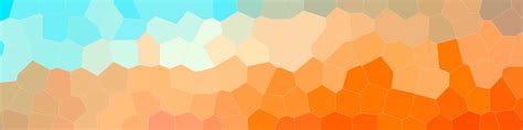 Abstract Blue and Orange Pattern | Linkedin Background