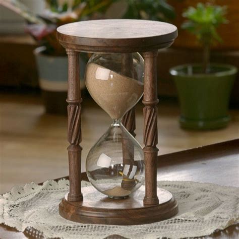 Solid Walnut Hourglass Buy Online At