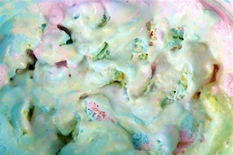 Melted Rainbow Sorbet Ice Cream — Stock Photo © Eskaylim 93167990