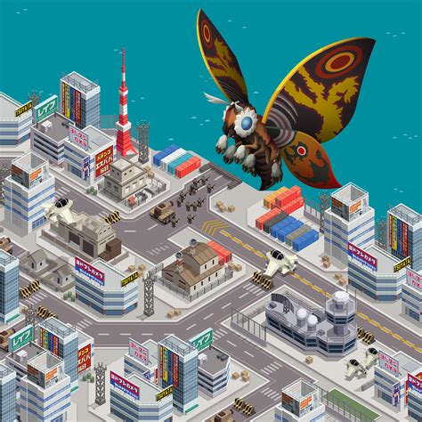 Godzilla Defense Force Game Concept Art 2018 On Behance