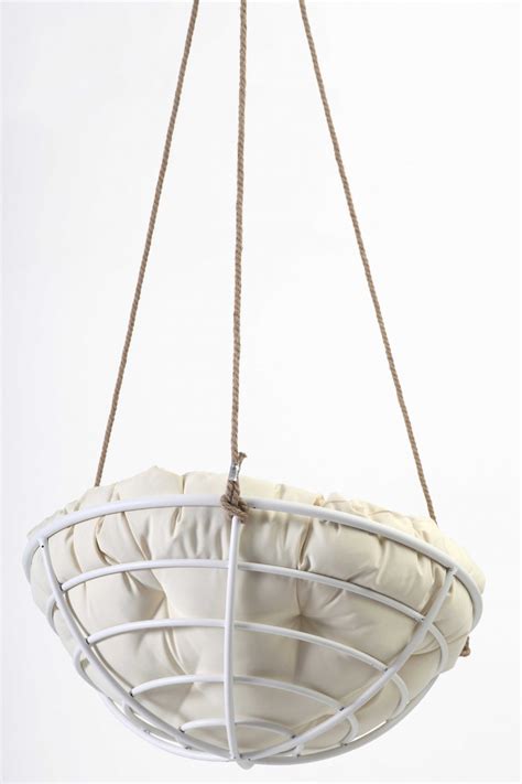 The chair is super comfortable and relaxing, and their large cushion makes it even more cozy to sit on. Hanging Papasan Chair
