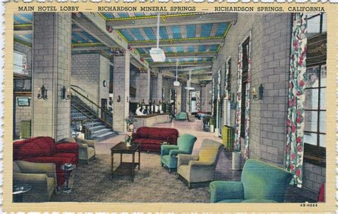 Richardson Mineral Springs Hotel Richardson Springs Ca 1944 The