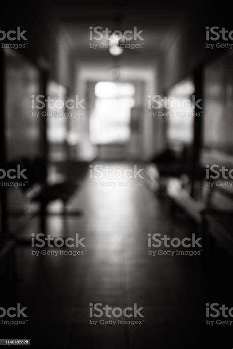 Defocused Corridor In The Hospital Stock Photo Download Image Now