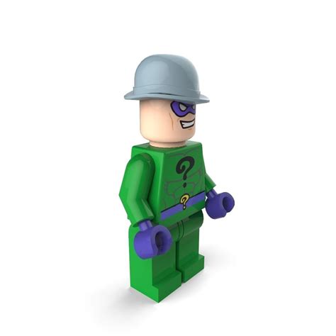 The Riddler Lego Figure Dressed As Batman 3d Model Cgtrader