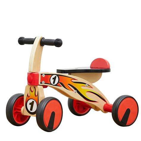 Buy Top Bright Wooden Baby Trike For 1 Year Old Ride On Toys Toddler