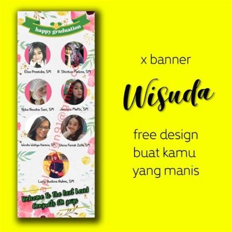 Design Banner Wisuda - Ilmu Penerang