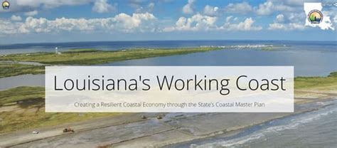 Cpra Releases Story Map Louisianas Working Coast Btnep Website