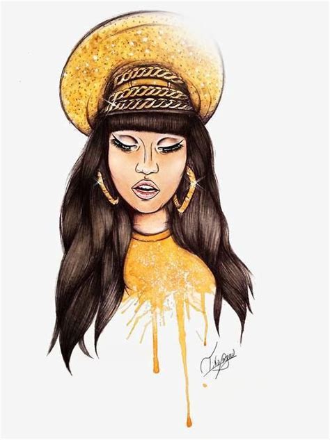 Nicki Minaj Tumblr Pics Dope Art Drawings Of Girls Pinterest Art