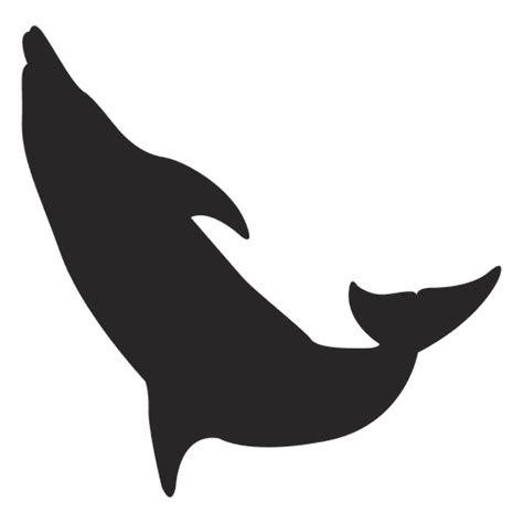 Whale Jumping Silhouette Transparent Png And Svg Vector File