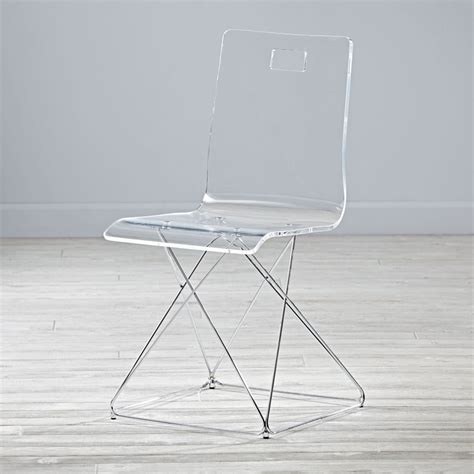 Our luxe paige acrylic swivel chair will look mod at your desk. Kids Now You See It Acrylic Desk Chair with Silver Base ...