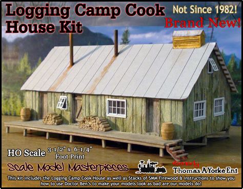 Logging Camp Cook House Kit Scale Model Masterpiecesyorke E