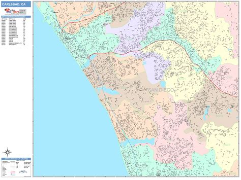 Diamond Bar California Wall Map Color Cast Style By Marketmaps Mapsales