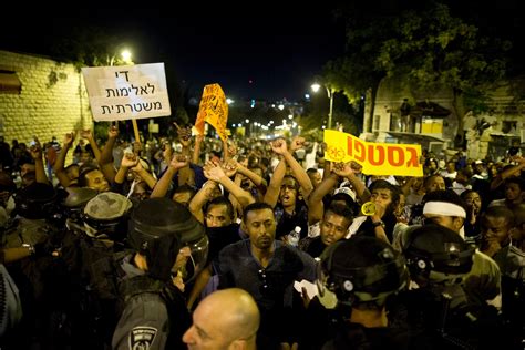 Violence Erupts As Thousands Of Ethiopian Israelis Protest Racism The