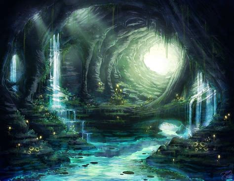 Deep Humidity By Astral Requin On Deviantart Fantasy Art Landscapes