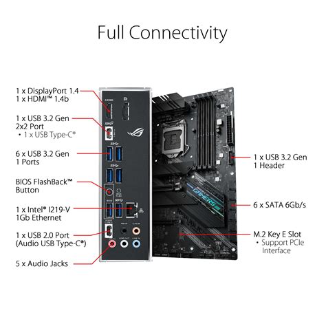 Asus Lga1200 Intel B460 Rog Strix B460 F Gaming Atx Motherboard