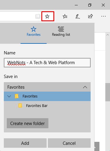 How To Manage Favorites In Microsoft Edge Webnots