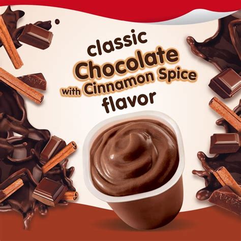 Snack Pack Chocolate With Cinnamon Spice Pudding Cups 4 Ct —