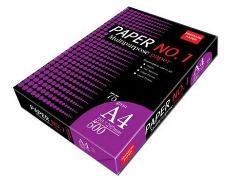 Paper No1 A4 Copy Papers Packing Size Sheets Per Pack 5000 At Rs
