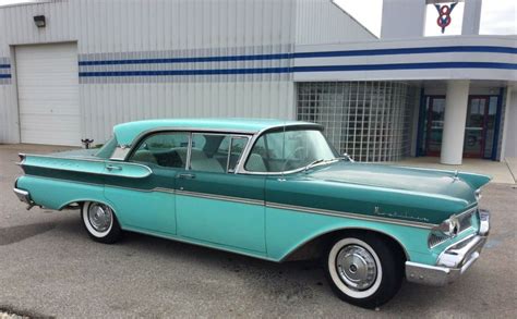 1957 Mercury Montclair 4 Dr Hardtop Two Tone Green New Mexico Car Great